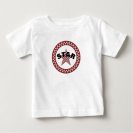 Summer Red Kariert Star Baby T-shirt