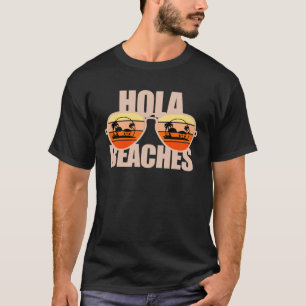 Summer Retro Aviator Brille Spring Break Hola Bea T-Shirt