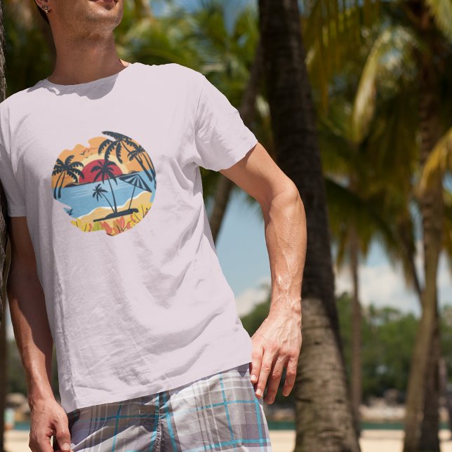 Summer Retro Design Style T-Shirt (Von Creator hochgeladen)