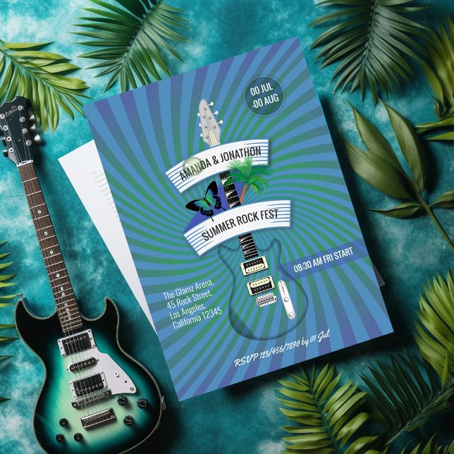 Summer Rock Festival Wedding Flyer (Von Creator hochgeladen)