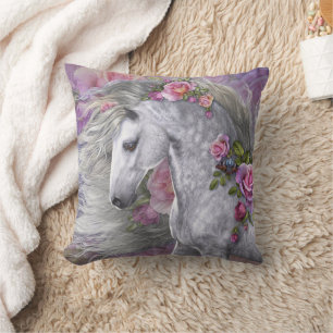 Summer Rose Throw Kissen