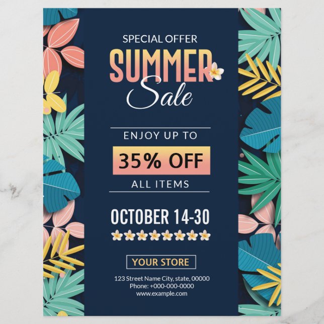 Summer Sale Flyer (Vorne)