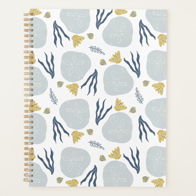 Summer Sand Dollar Seashells Beach Pattern Beach Planer (Vorderseite)