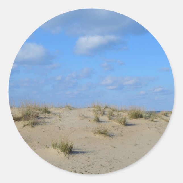 Summer Sand Dune Beach Stickers (Vorderseite)