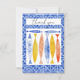 Summer School of Fish Danke Karte