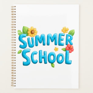 Summer School - Summer School Texte avec fleurs