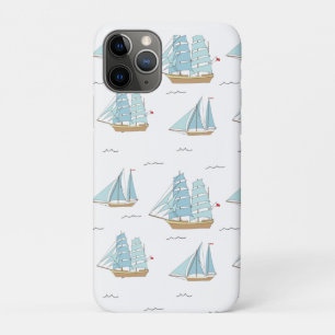 Summer Seatime Niedliche Yachten mit Segel Case-Mate iPhone Hülle