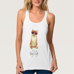 Summer Shiba Inu Tank Top