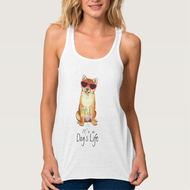 Summer Shiba Inu Tank Top (Vorderseite)