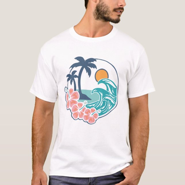 Summer Shirt, Strand T-Shirt (Vorderseite)
