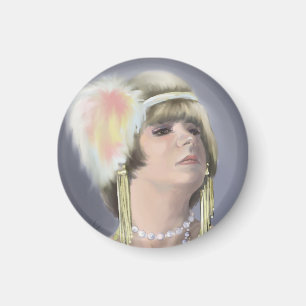 Summer Siren Portrait Magnet