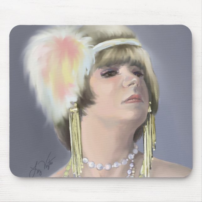 Summer Siren Portrait Mousepad (Vorne)