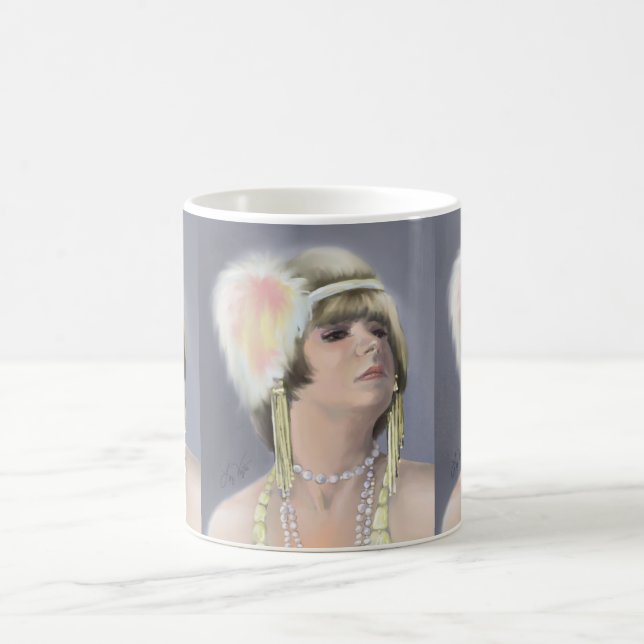 Summer Siren Portrait Tasse (Mittel)