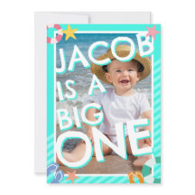 Summer Sky Blue Boys 1. Geburtstag