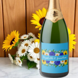 Summer Sky Blue Floral Wedding