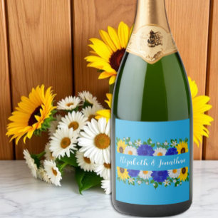 Summer Sky Blue Floral Wedding