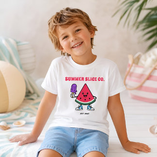 Summer Slice Co Wassermelonen-Kinder-T-Shirt T-Shirt