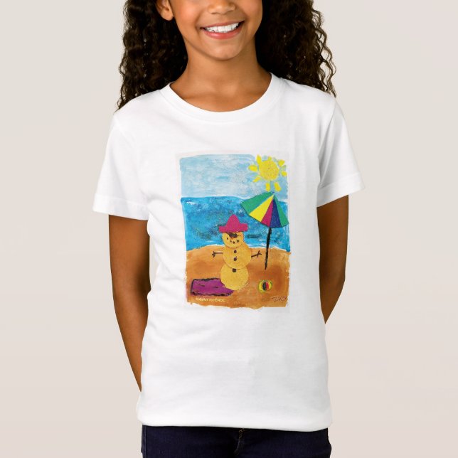 Summer Snowman - Kids Art für CHOC T-Shirt (Vorderseite)