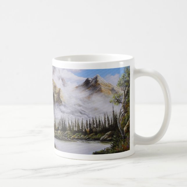Summer Solitude Oil Gemälde von David Paul Kaffeetasse (Rechts)
