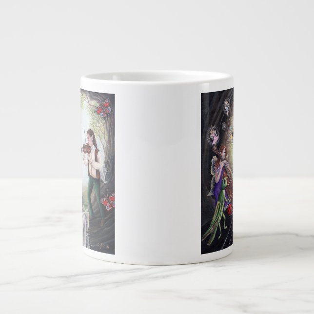 Summer Solstice Fairy Konzert Jumbo-Tasse (Vorderseite)