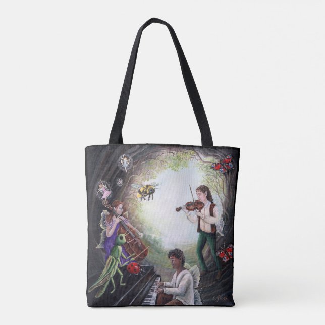 Summer Solstice Fairy Konzert Tasche (Rückseite)