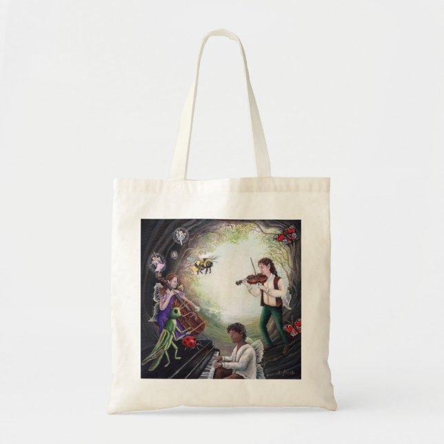 Summer Solstice Fairy Konzert Tragetasche (Vorne)
