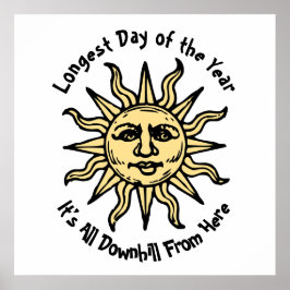 Summer Solstice Gedicht Poster