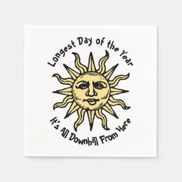 Summer Solstice Gedicht Serviette