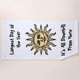 Summer Solstice Gedicht Strandtuch
