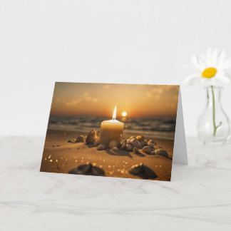 Summer Solstice Mittelsommer Eve Litha Ozean Sonne Karte