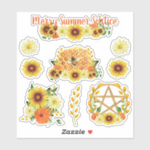 Summer Solstice Sonnenblume Honey Bee Pagan Kinder