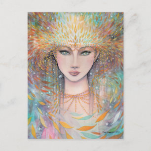 Summer Spirit Fairy Fantasy Art von Molly Harrison Postkarte