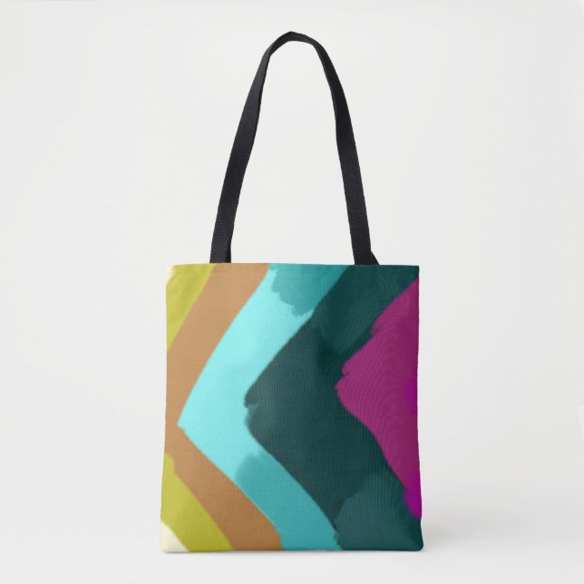 Summer Splash Colorful Abstract Art  Tasche (Vorderseite)
