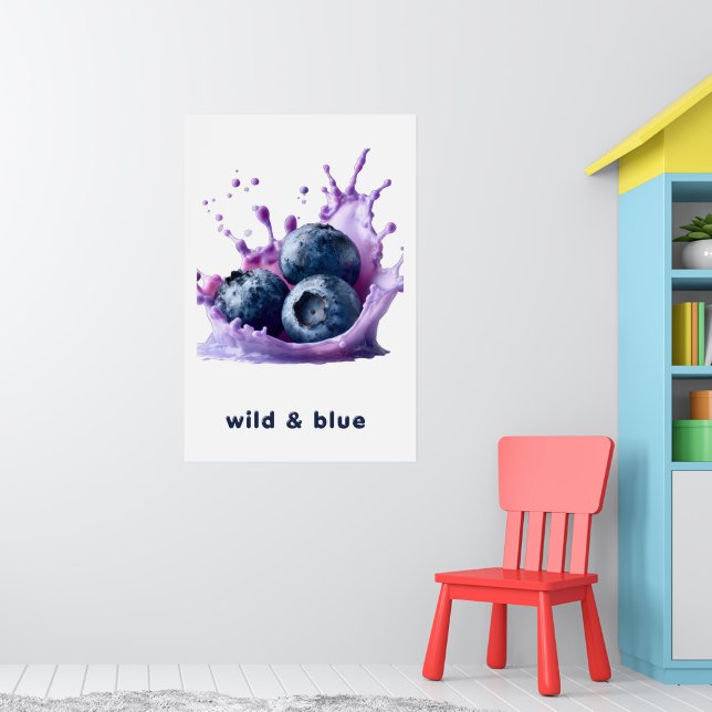 Summer Splash Fruit Wall Art Poster  (Kinderzimmer 1)