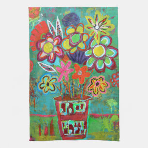 Summer Spray Kitchen Handtuch