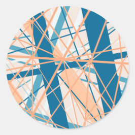 Summer Sticker für Beach Abstrakt Geometric