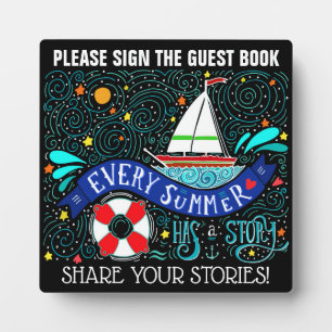 Summer Stories Plaque Fotoplatte