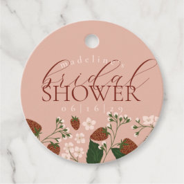 Summer Strawberries Brautparty Geschenkanhänger