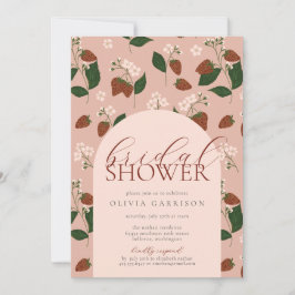 Summer Strawberries Bridal Dusche Einladung