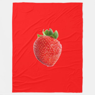 Summer Strawberry Fleecedecke