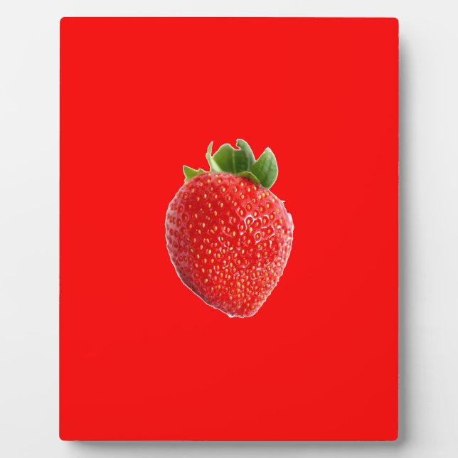 Summer Strawberry Fotoplatte (Vorderseite)