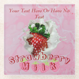 Summer Strawberry Frucht Niedlich Japanisch Kawaii Glasuntersetzer