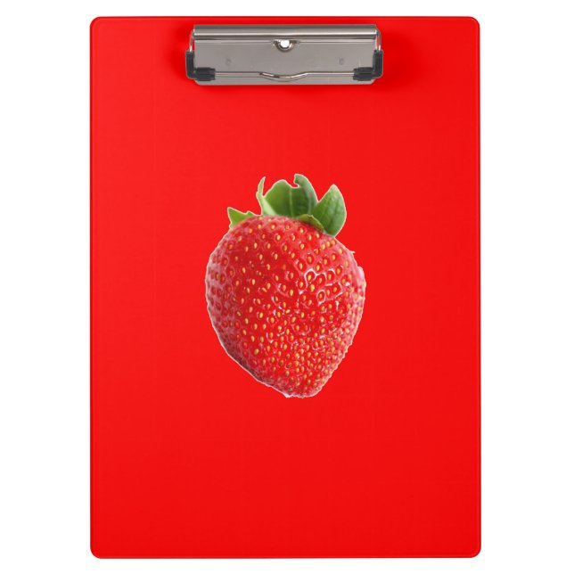 Summer Strawberry Klemmbrett (Vorderseite)