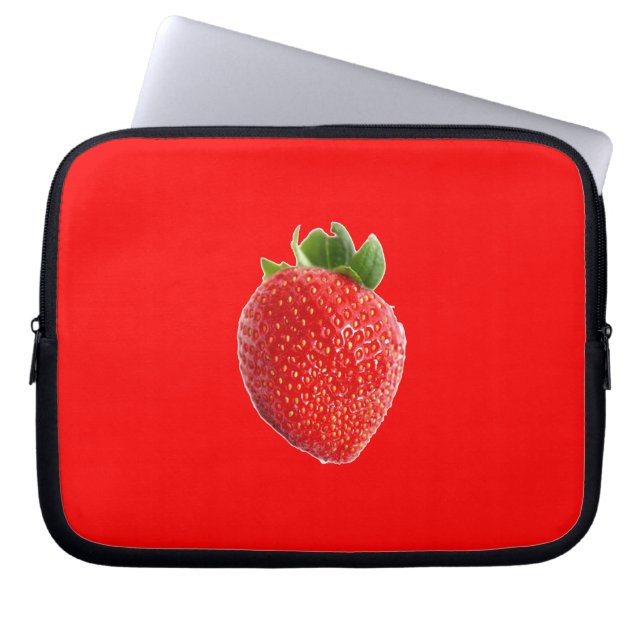 Summer Strawberry Laptopschutzhülle (Vorderseite)