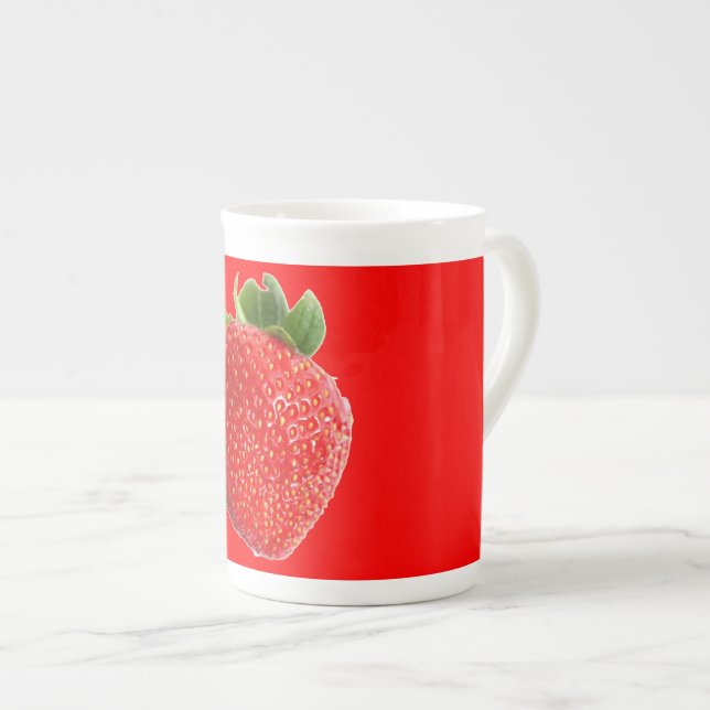 Summer Strawberry Prozellantasse (Vorderseite Rechts)