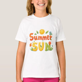 Summer Sun Illustration T-Shirt