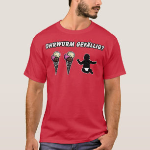 Summer Sun Music Ice Ohrwürmer Lustige Sprüche Gut T-Shirt