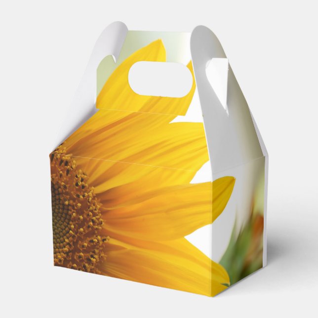 Summer Sunflower Favor Box Geschenkschachtel (Vorderseite)