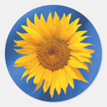 Summer Sunflower Royal Blue Gastgeschenk Hochzeit