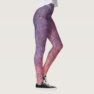 Summer Sunrise Alcohol Tinte Abstrakt Leggings